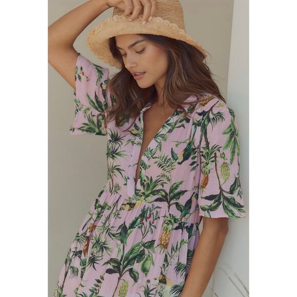 NWT Anthropologie Kallie Flowy Maxi Dress by Celandine: Printed Edition - Picture 3 of 6